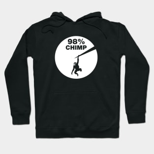 Chimps and humans share about 98 percent of their DNA Hoodie